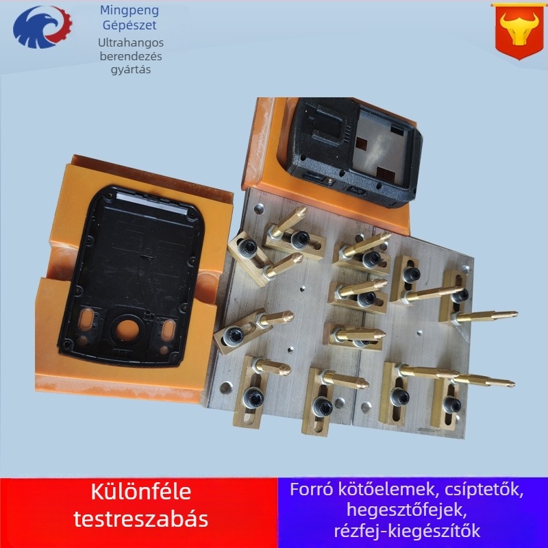 Mingpeng forróolvasztó rögzítő készülékek – 220V, pneumatikus hajtás, félautomata vezérlés, műanyag hegesztésre, beágyazásra és rögzítésre