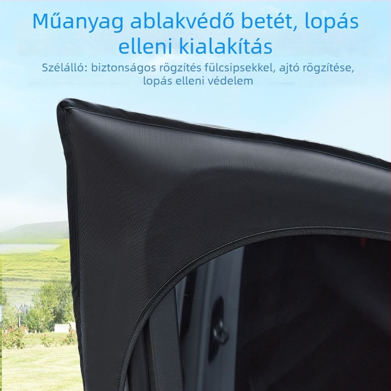 Speciális autó téli hóvédő burkolat az első részhez – PVC, teleszkópos felszerelés, 800 g, vastagabb kialakítás