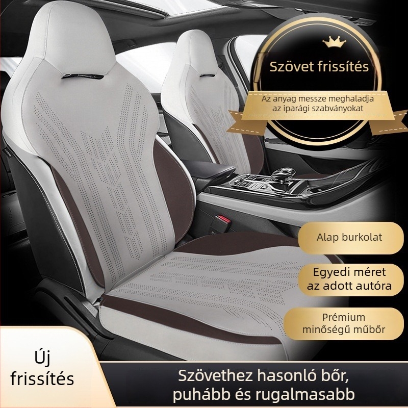 BYD Qin Plus autóülésvédő velúr anyagból – dedikált modellhez; Anyag: suede; Kompatibilis: BYD Qin Plus; Testreszabás: elérhető