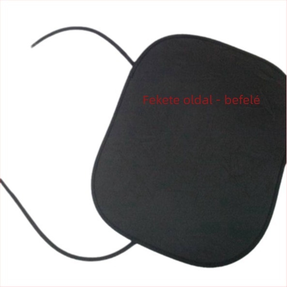 Oldalsó ablakárnyékoló autóhoz (hálós anyag; szerelés vákuumos csészékkel; univerzális illeszkedés; logónyomtatás lehetséges; tömeg 50-80 g)