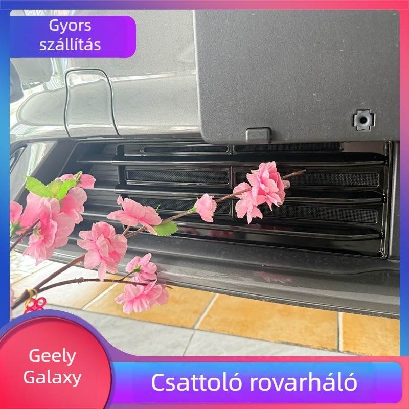 Geely Galaxy E8A7 Szúnyogháló a levegő kijárathoz és a víztartály védelmére – 304 rozsdamentes acél finom háló + ABS keret