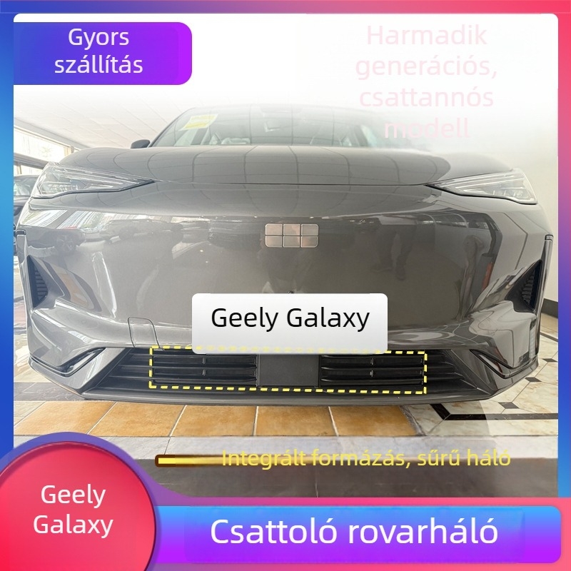 Geely Galaxy E8A7 Szúnyogháló a levegő kijárathoz és a víztartály védelmére – 304 rozsdamentes acél finom háló + ABS keret