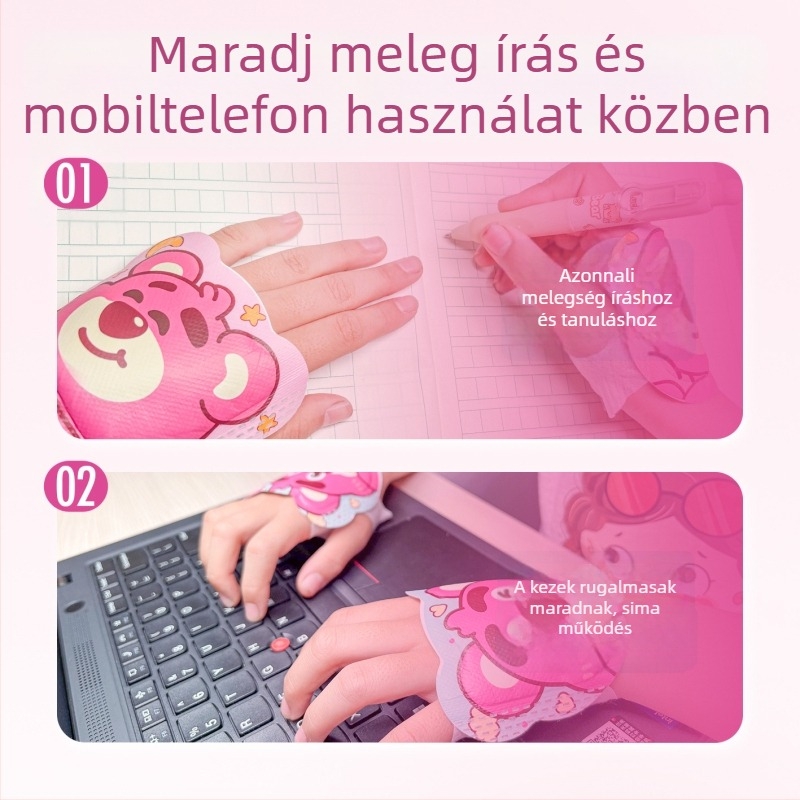 Bear QuanQuan Hordozható kéz- és lábmelegítő — hordozható melegítés gyerekeknek, diákoknak és felnőtteknek