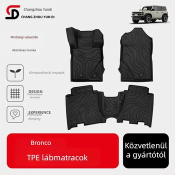 Yundi TPE injektált formájú talpbetétek és csomagtartó szőnyeg Ford Bronco Off-Roadhoz