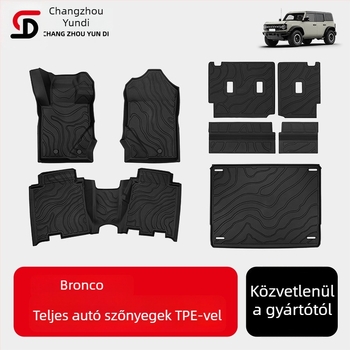 Yundi TPE injektált formájú talpbetétek és csomagtartó szőnyeg Ford Bronco Off-Roadhoz