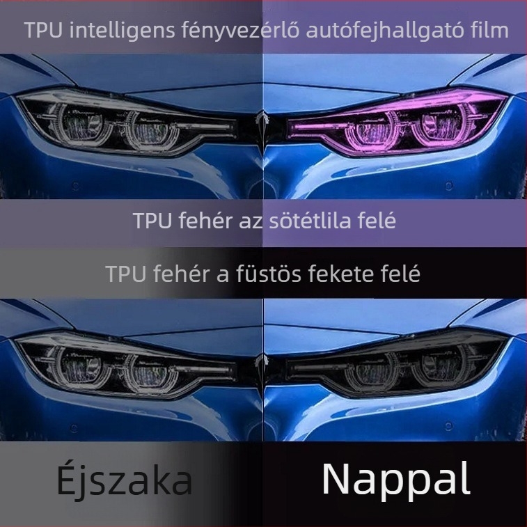 TPU autófényszóró film – Márka Annhao, Anyag TPU, Átlátszó