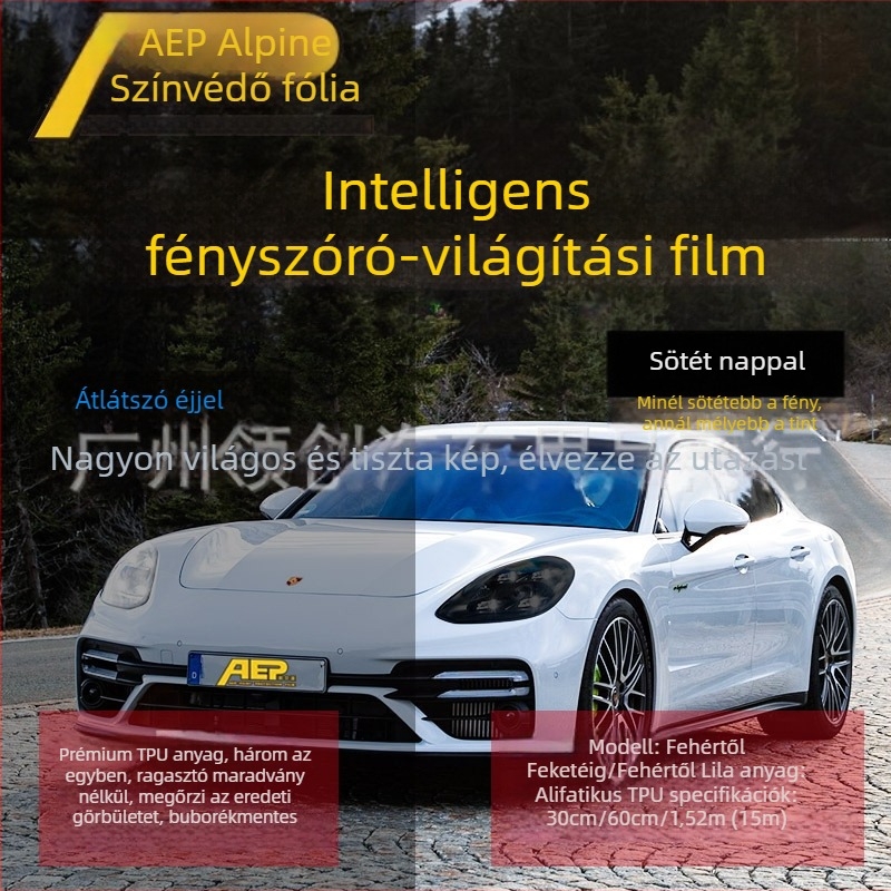 Lingchuang TPU lámpa matricák – nem személyre szabható, ragasztós telepítés, védőfilm a karcolások ellen