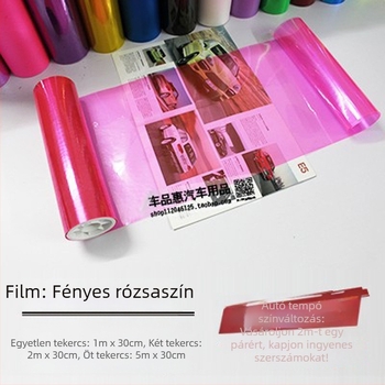 Dibang PVC autó fényszóró és hátsó lámpa védőfilm, fényszórókhoz és hátsó lámpákhoz, fényes felülettel