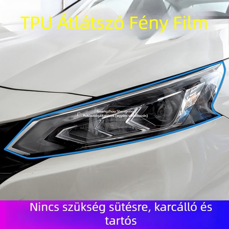 TPU védőfilm autó fényszóróihoz és hátsó lámpákhoz – átlátszó, karcolások javítására alkalmas
