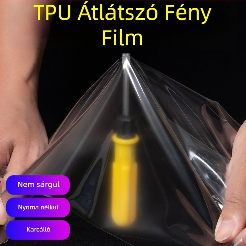 TPU védőfilm autó fényszóróihoz és hátsó lámpákhoz – átlátszó, karcolások javítására alkalmas