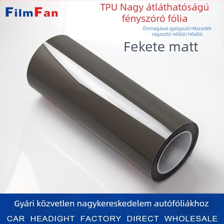 Fejlámpa védőfilm (TPU) – önjavító, karcolásálló, FILMFAN, előre és hátra lámpákhoz