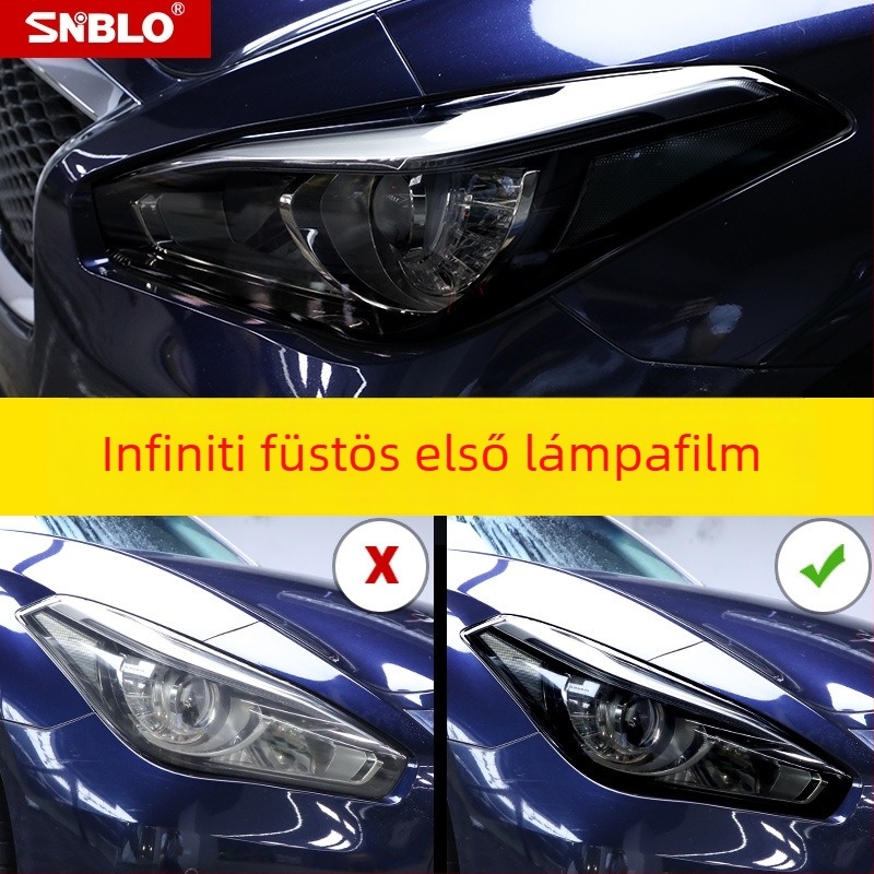Infiniti fényszóró- és hátsó lámpa TPU védőfólia — karcolásálló, logónyomtatás, testreszabás