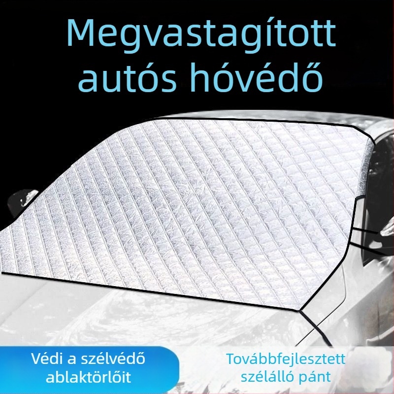 Univerzális első szélvédő napsütésvédő árnyékoló és porvédő takaró