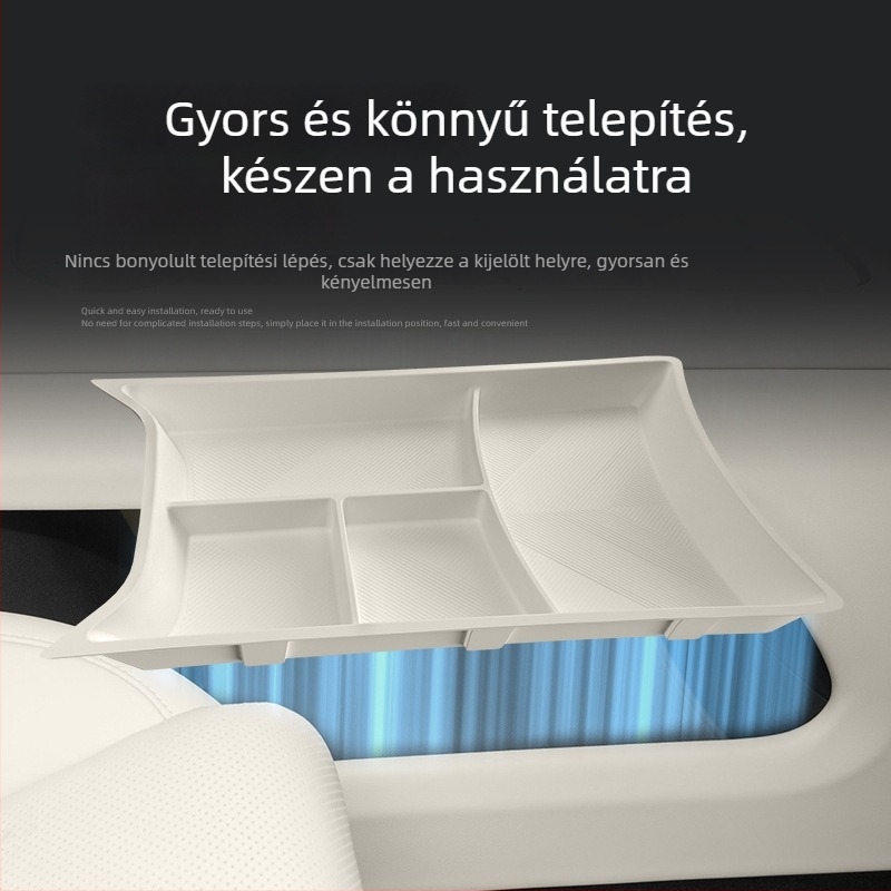 Autó Silikon Tároló Doboz – Kompatibilis az Ideal i6 központi vezérlő alsó konzoljával; vízálló és nyomásálló