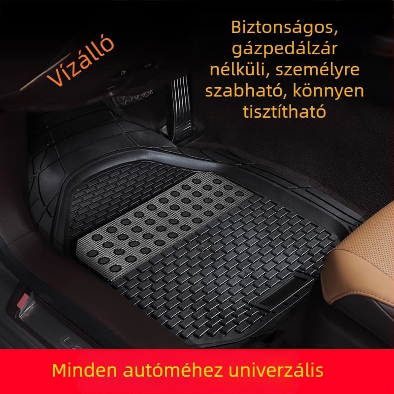 Autópadló szőnyeg — egy darabos, PVC csúszásmentes anyag, 5 mm vastagság, általános modellekhez, Taizhou eredet