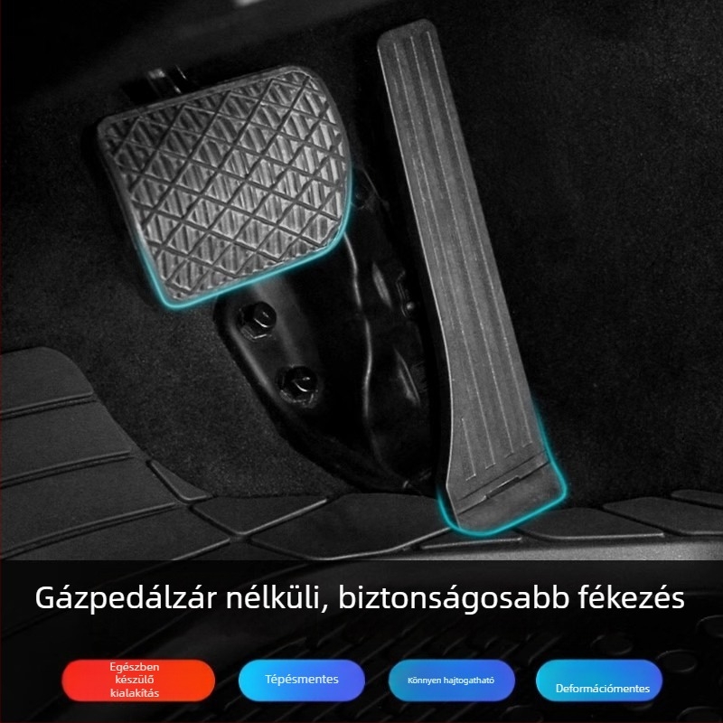 Autópadló szőnyeg — egy darabos, PVC csúszásmentes anyag, 5 mm vastagság, általános modellekhez, Taizhou eredet