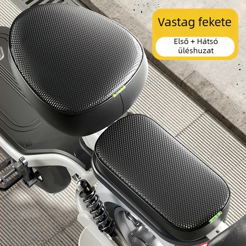 Bőr ülésvédő elektromos kerékpárhoz – töltőanyag nélküli, minden évszakhoz alkalmas