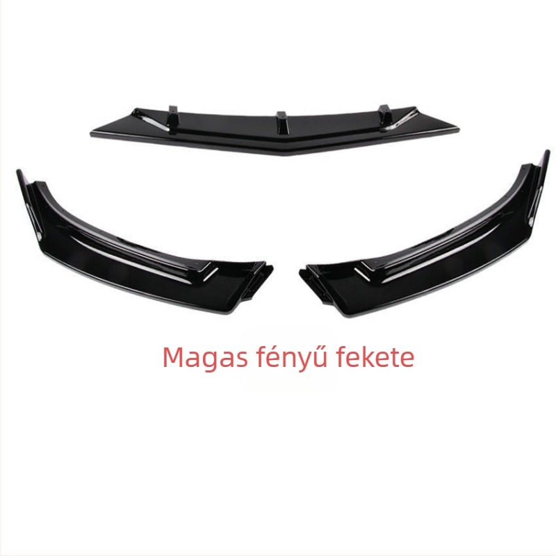 Mazda 3 (2014–2019, Axela) első lökhárító-lip, szénszálas mintázatú felülettel, testreszabás nélkül