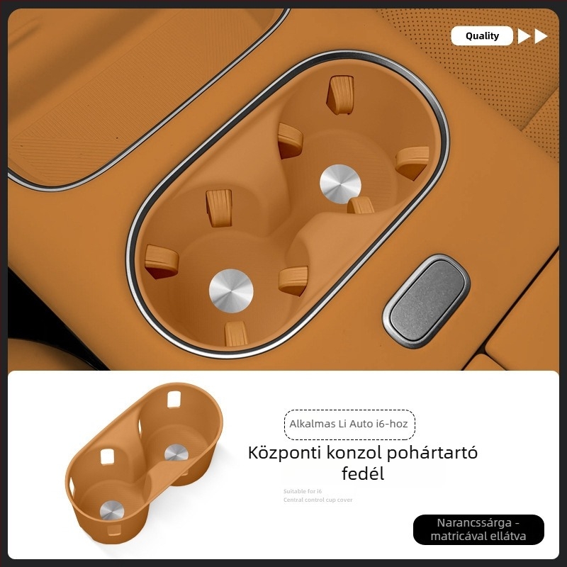 Szilikon anti-slip matrac központi konzol pohártartóhoz, kompatibilis az Ideal I6-tal – vízálló és nyomásálló