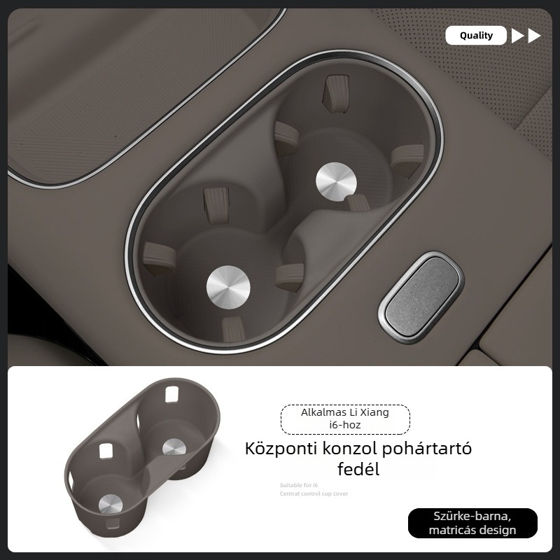 Szilikon anti-slip matrac központi konzol pohártartóhoz, kompatibilis az Ideal I6-tal – vízálló és nyomásálló