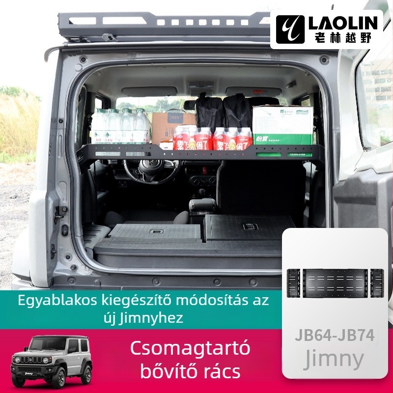 Old Forest Csomagtartó bővítő rács Jimnyhez 2019–2025 – terep módosított tárolórekesz, Típus A