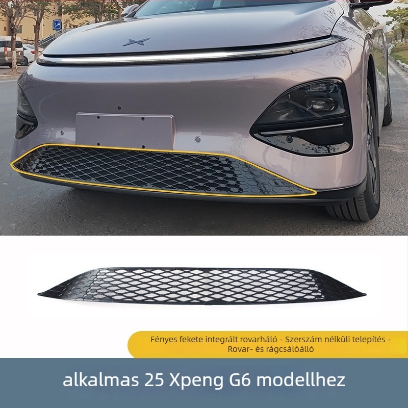 Xiaopeng G6 rovarvédő háló (25 variáns), szerelés szétbontás nélkül, autós kiegészítő a 2025-ös G6 modellekhez