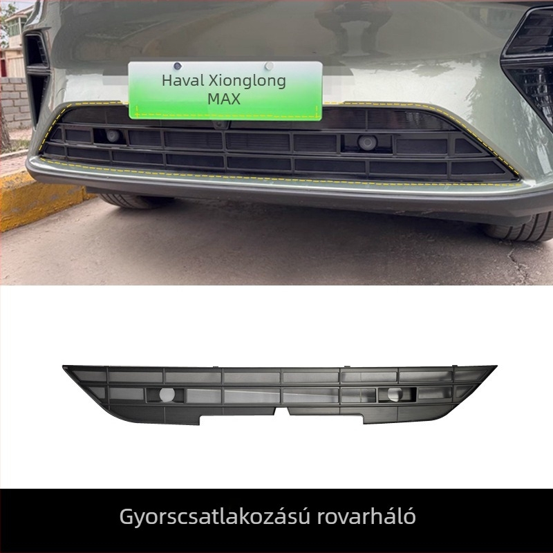 Első és középső radiátorgrillhez készült szúnyogháló a második generációs Haval Xiaolong Max számára — King Kong net + ABS, Márka Good Walking