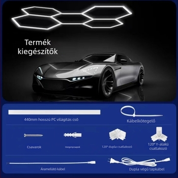 IOED-5-110 LED garázslámpa műhelyekhez, 192W, 19200 lm, 85-265V, 500000 h