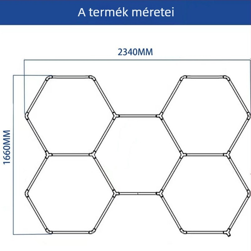 IOED-5-110 LED garázslámpa műhelyekhez, 192W, 19200 lm, 85-265V, 500000 h