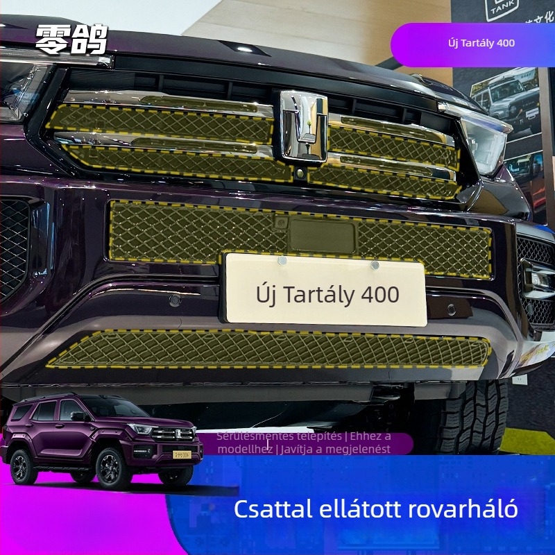 Off-road víztartály háló clip-on ráccsal és rovarvédő hálóval, ABS anyag, Tank 400 Hi4T/Hi4Z – Zero pigeon