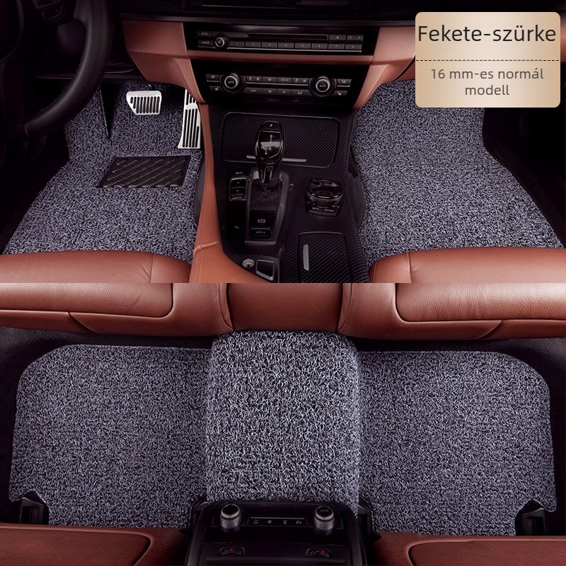 Audi teljes körű PVC autópadlóvédő, nagy körkörös kialakítás, talpbetét szálgyűrűvel, logónyomás elérhető
