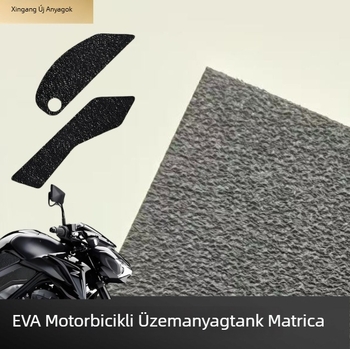 Esign EVA ragasztófilmes motorkerékpár tank matricája – geometriai minta, karosszéria matrica, ragasztóval történő szerelés