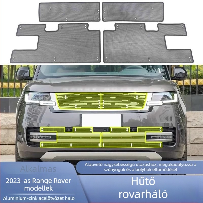Radiátor rovarháló középső rácsos szűrővel és Willow Catkin Net a Range Rover Executive 2023-hoz