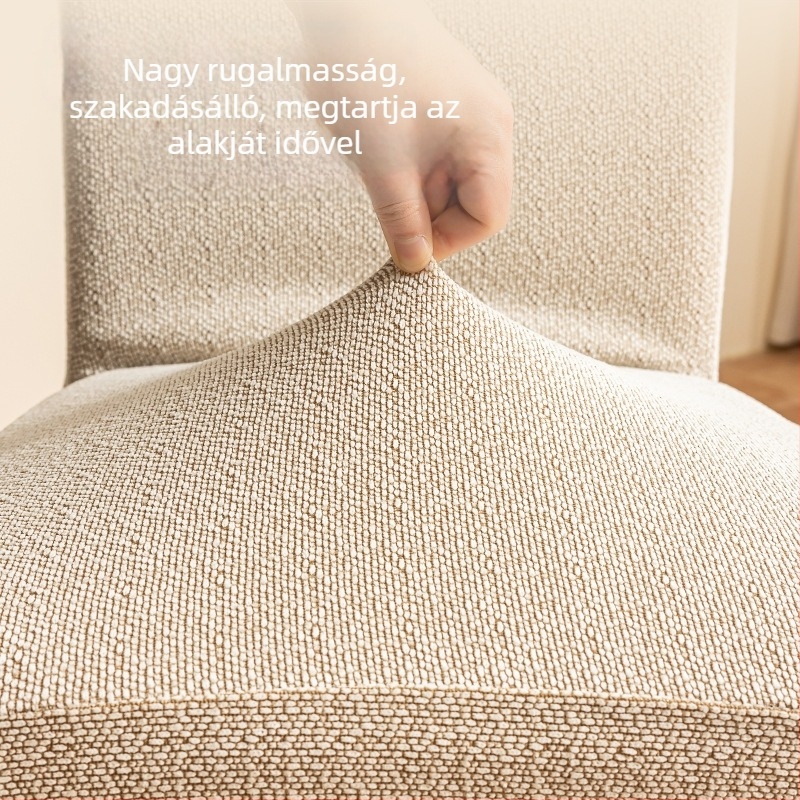 Étkezőszék huzat integrált hátsóval – rugalmas, porálló, csúszásmentes, poliészter, modern minimalist stílus
