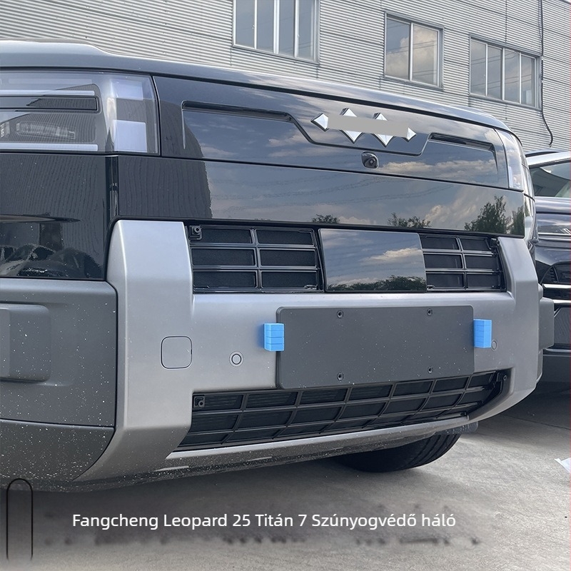 Autó első grille rovarvédő háló, levehető védőháló a hűtőfolyadék tartályhoz, kompatibilis a Fangcheng Leopard Titanium 7-tel, ABS műanyag háló