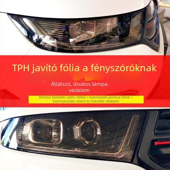 TPH sötétített fényszóró és hátsó lámpa védőfilm, önreparáló és karcolásálló felülettel