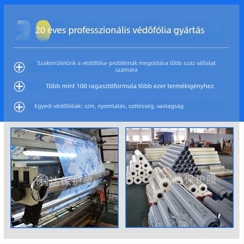 Átlátszó PE védőfólia gépjármű gumi- és alumínium kerékagyakhoz