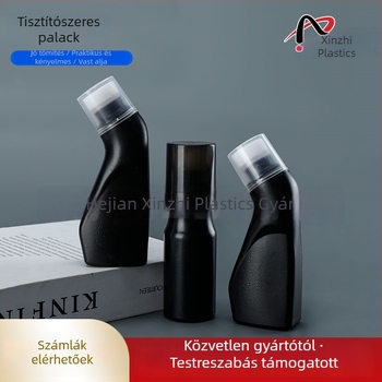 Üres üveg autóüveghez - 75-100 ml, PE műanyag, csomagolás típusa: edény, fedővel