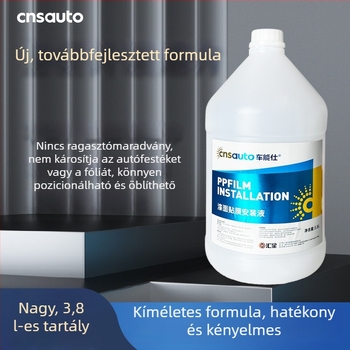 Alacsony súrlódású zselés telepítő folyadék autóburkoló fóliához