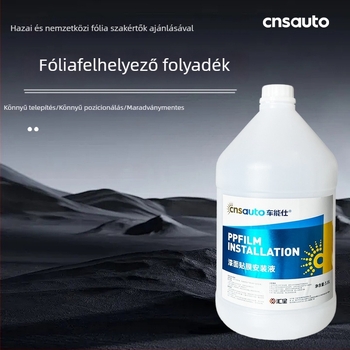 Alacsony súrlódású zselés telepítő folyadék autóburkoló fóliához