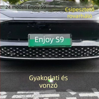 24 modellal kompatibil Enjoy Realm S9/S9T autó központi hűtőmaszk védőháló, víztank védelem, kavics és homok elleni védelem
