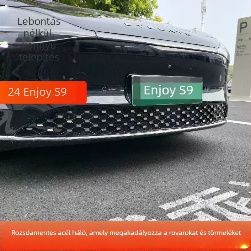 24 modellal kompatibil Enjoy Realm S9/S9T autó központi hűtőmaszk védőháló, víztank védelem, kavics és homok elleni védelem