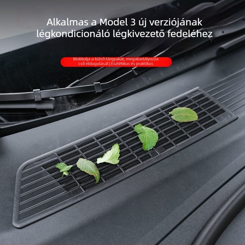 Tesla Model 3 beömlő levegő szűrőháló rovarmentes védőburkolat, új verzió – módosítási készlet
