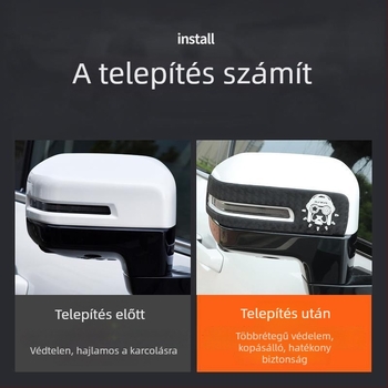 Harvard hátsó visszapillantó tükör védőcsík, lágy gumi, vízálló, kompatibilis a Big Dog modellel, származás: Jinhua, Zhejiang