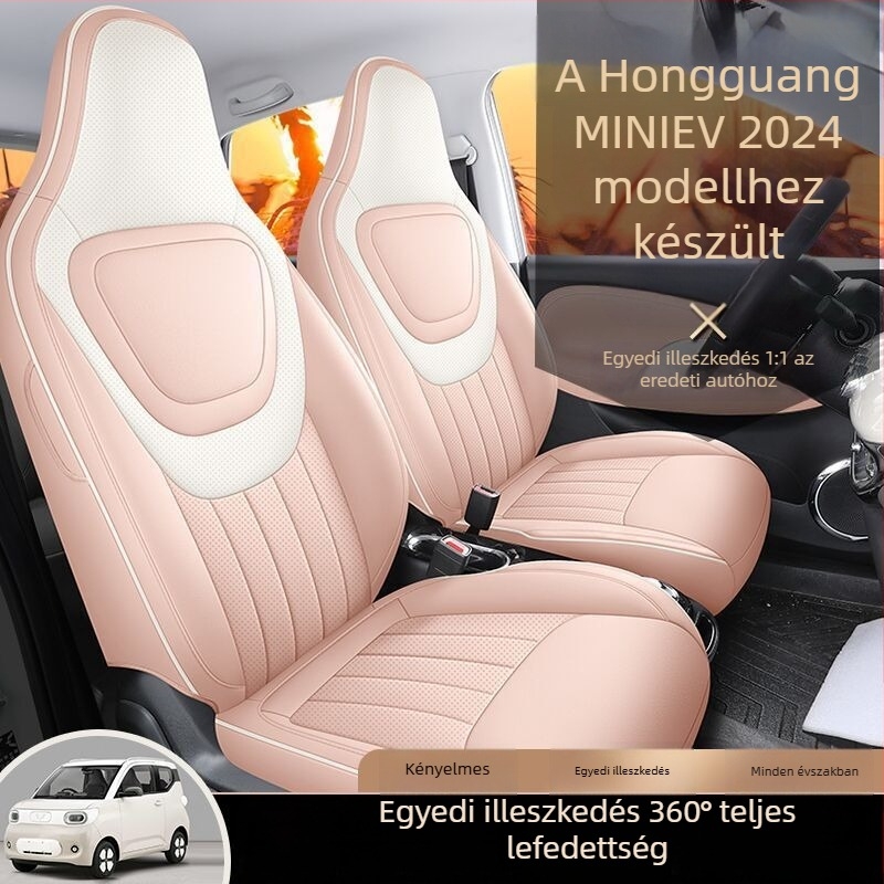 Wuling Hongguang Mini EV ülésvédők, Macaron stílus, 24 modellből álló készlet, belső kiegészítők
