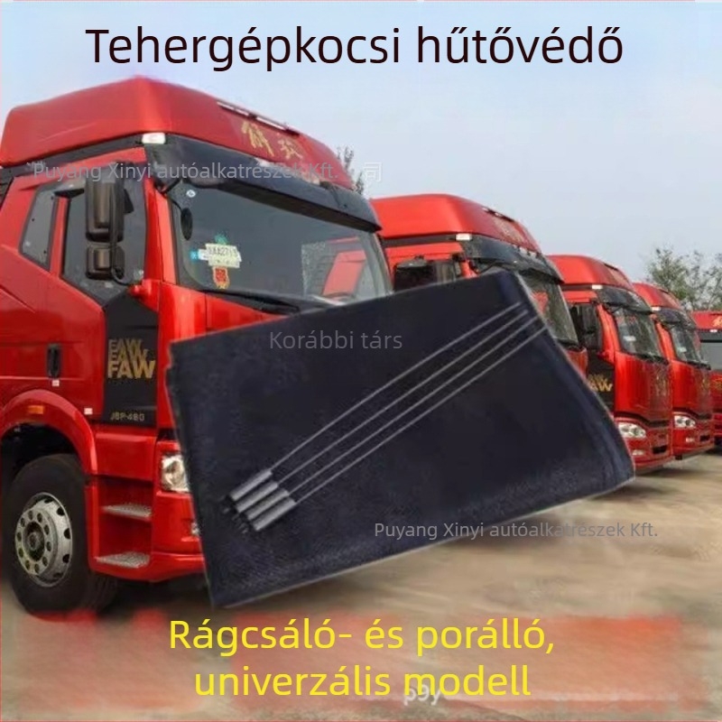 Kamion víztartály védőháló, univerzális illeszkedés; rovarháló, porháló, hálóanyag