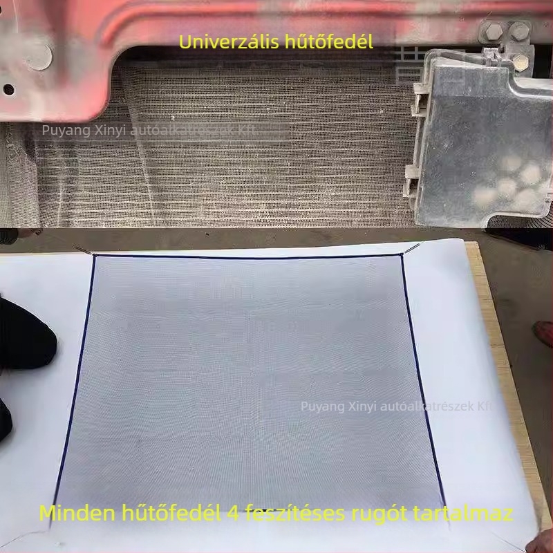 Kamion víztartály védőháló, univerzális illeszkedés; rovarháló, porháló, hálóanyag