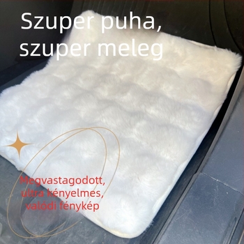 Autóba illő plüss lábtörlő velúr anyagból, univerzális modell, logó nélküli, fű mintázatú