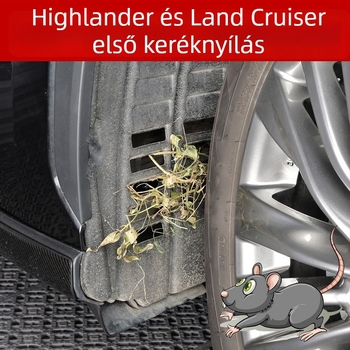 Kerékív rovarvédő háló Highlander, Crown és Land Cruiser számára (21-26 modellhez) – puha TP anyag, márka Street Banyan