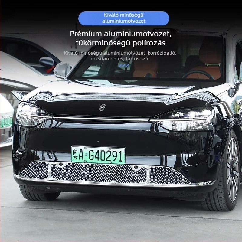 AITO M9-hez: rozsdamentes acél rovarháló és első rács védő — Anyag: rozsdamentes acél; Kompatibilitás: AITO M9